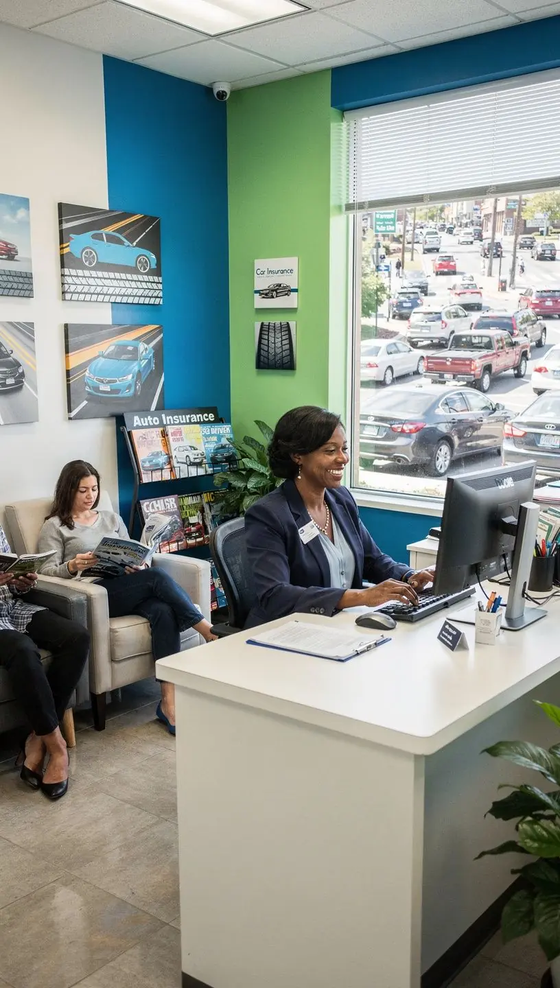 Infografika przedstawiająca korzyści płynące z ubezpieczenia samochodowego