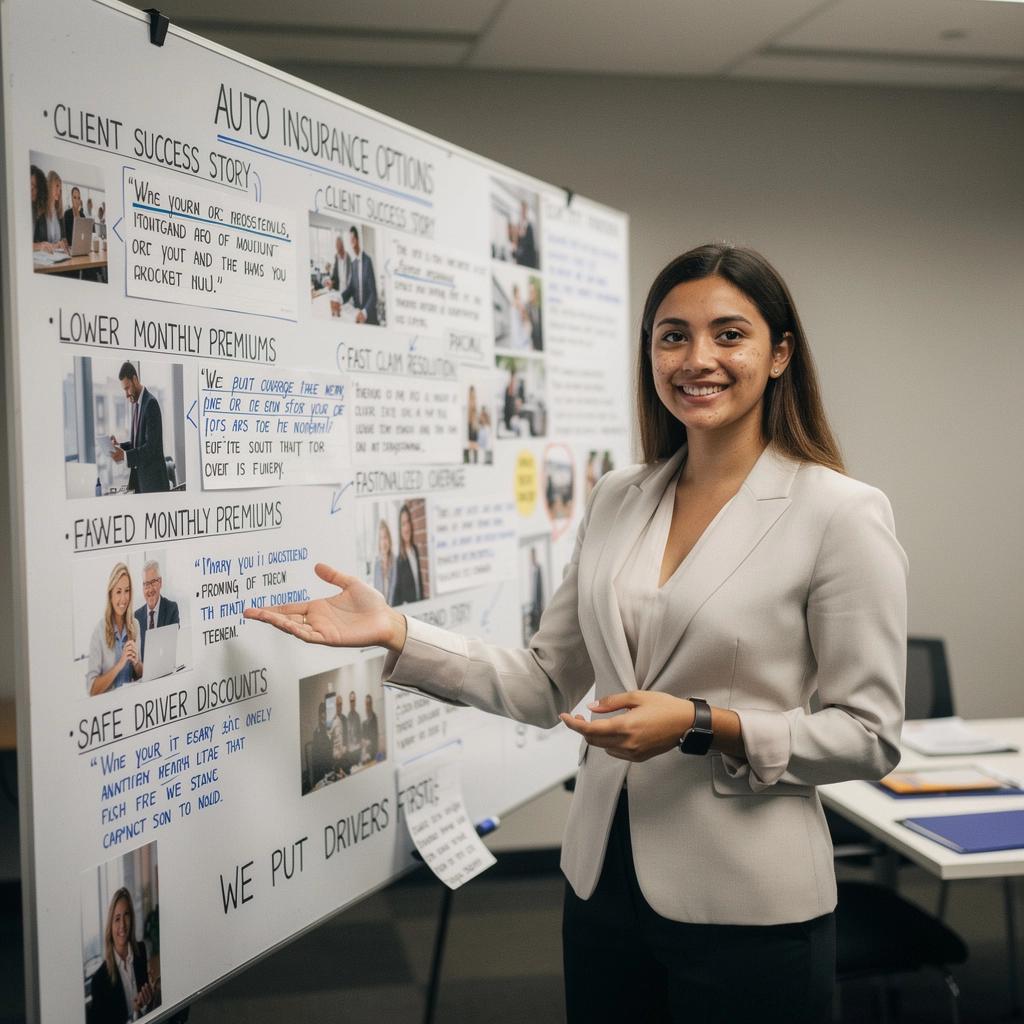 Infografika przedstawiająca korzyści płynące z posiadania ubezpieczenia samochodowego.